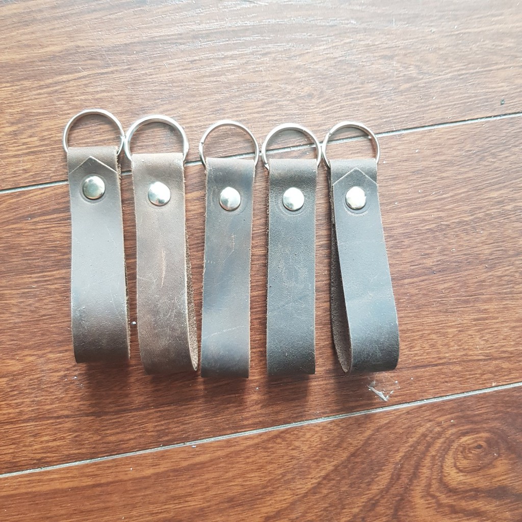 Móc khoá da bò thật thời trang nam nữ cao cấp 4K72