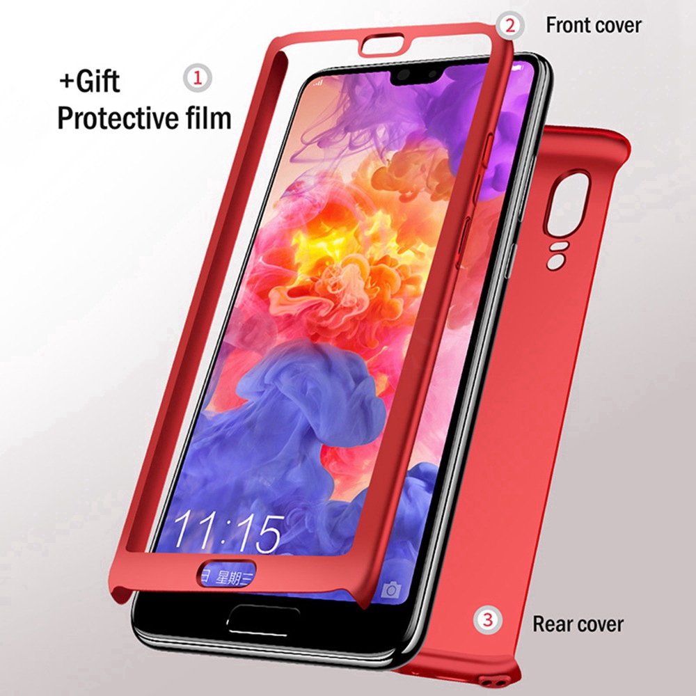 Ốp điện thoại nhựa mờ cứng bảo vệ 360 độ Huawei Honor 9 10 Lite 9 Youth 9i 9N V10