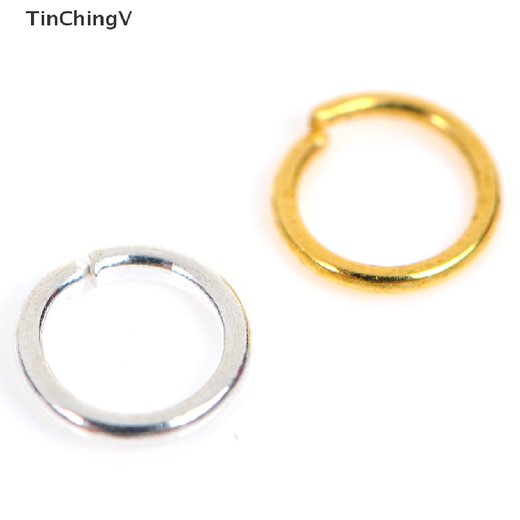 Vòng Nối Mở 3 / 4 / 6mm Màu Vàng / Bạc Làm Trang Sức DIY