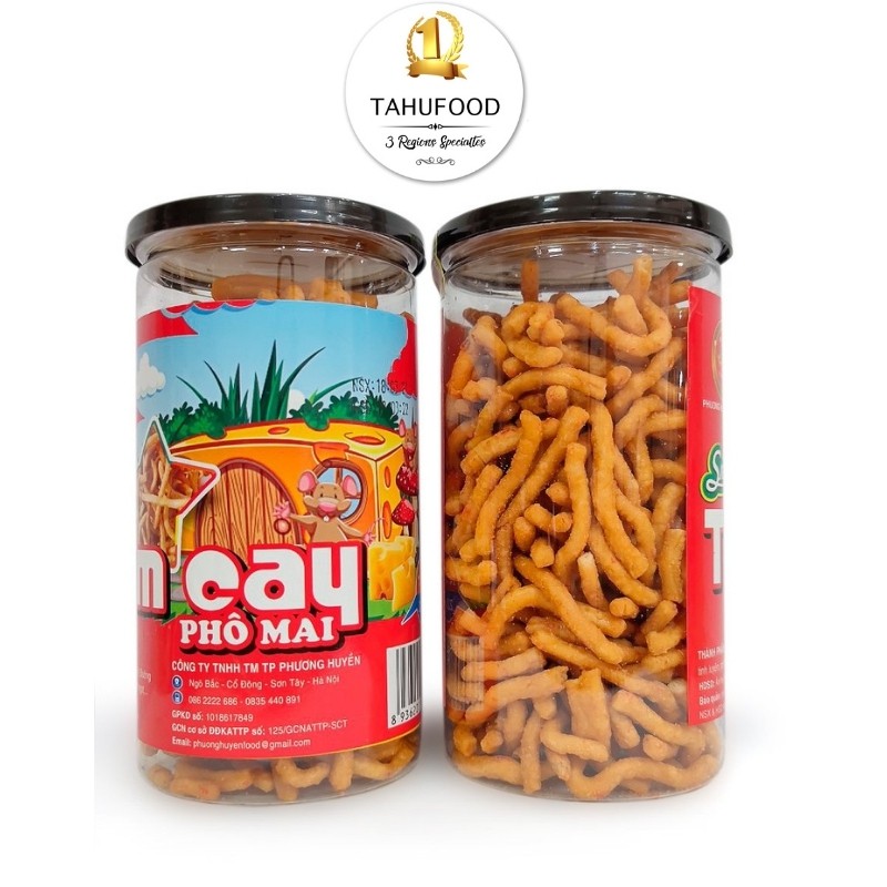 Tăm Cay Fomai - Quẩy Tăm Cay Hộp PTE 220g Snack Thơm Ngon Giòn Tan