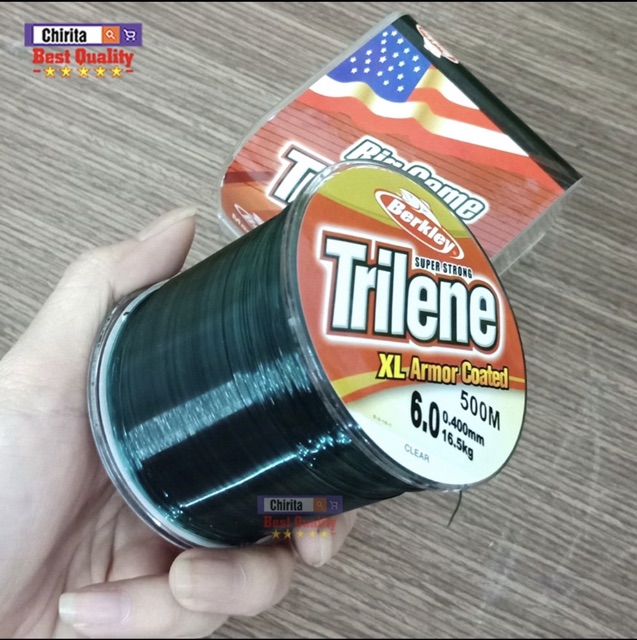 Cước câu cá Trilene Berkley USA 500m siêu bền ( Siêu rẻ )