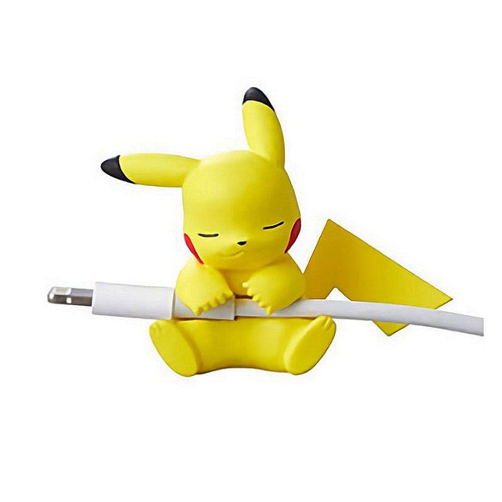 Phụ kiện bảo vệ dây cáp dữ liệu USB/tai nghe điện thoại hình Pikachu Pokemon dễ thương xinh xắn