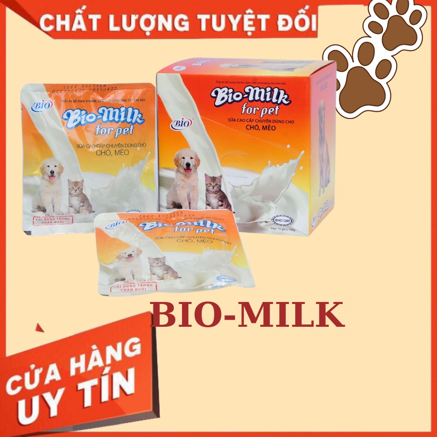 Sữa cao cấp chuyên dùng cho chó mèo BIO MILK for pet