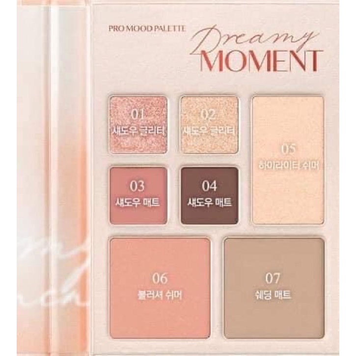 Bảng phấn mắt CLIO PRO MOOD DREAMY MOMENT trang điểm chuyên nghiệp 13gr