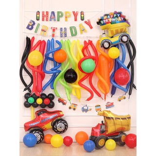 Bộ Bong Bóng Hình Bánh Donut Trang Trí Tiệc Sinh Nhật Cho Bé