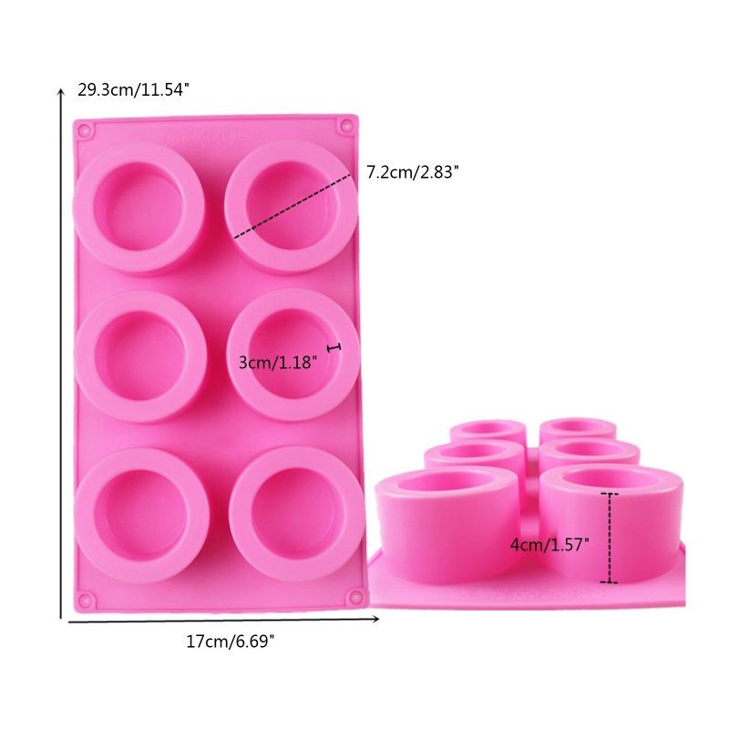 Khuôn Silicone Làm Cốc Nước 6 Ngăn Tiện Dụng