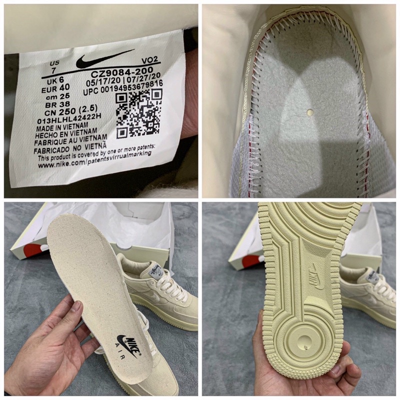 GIÀY AF1 VẢI LOW ST.USSY LAI AU