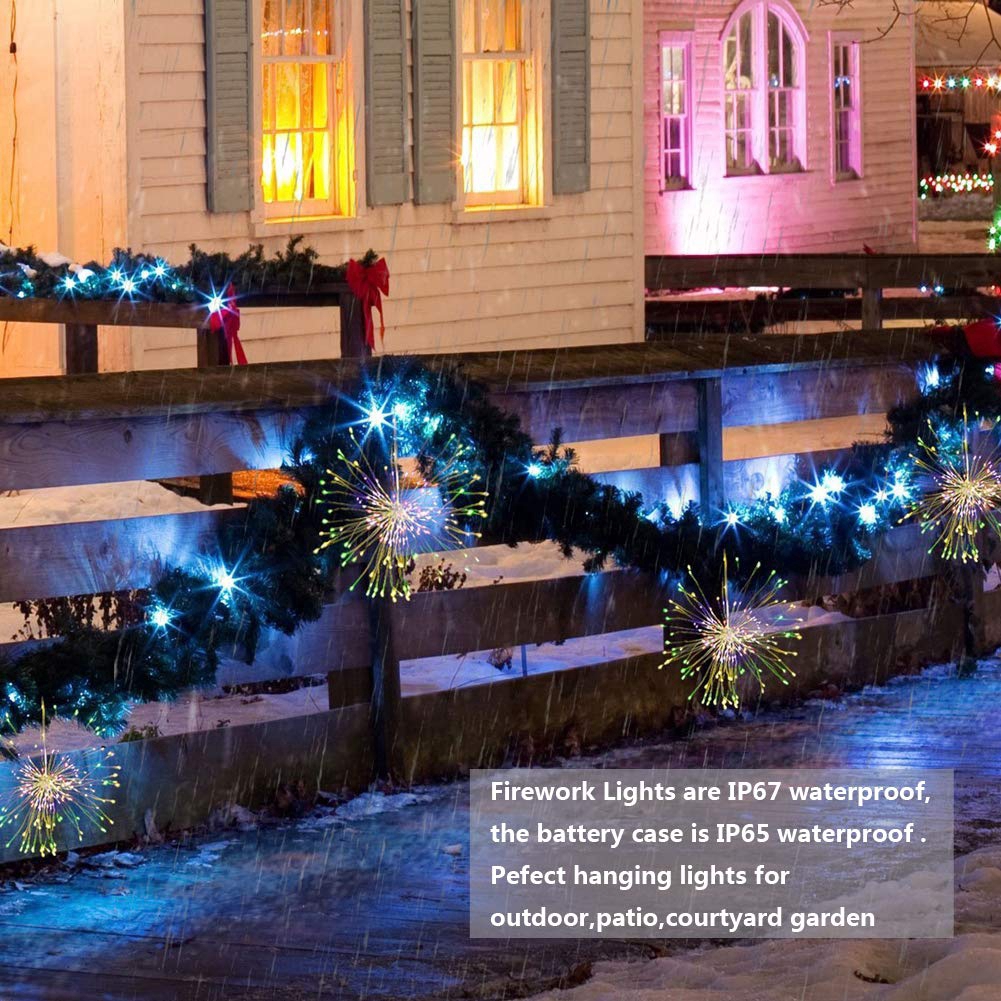 Dây Đèn Led 120,160,180 Bóng 8 Chế Độ Trang Trí Tiệc