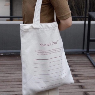 [ẢNH THẬT] Túi Tote She Said...