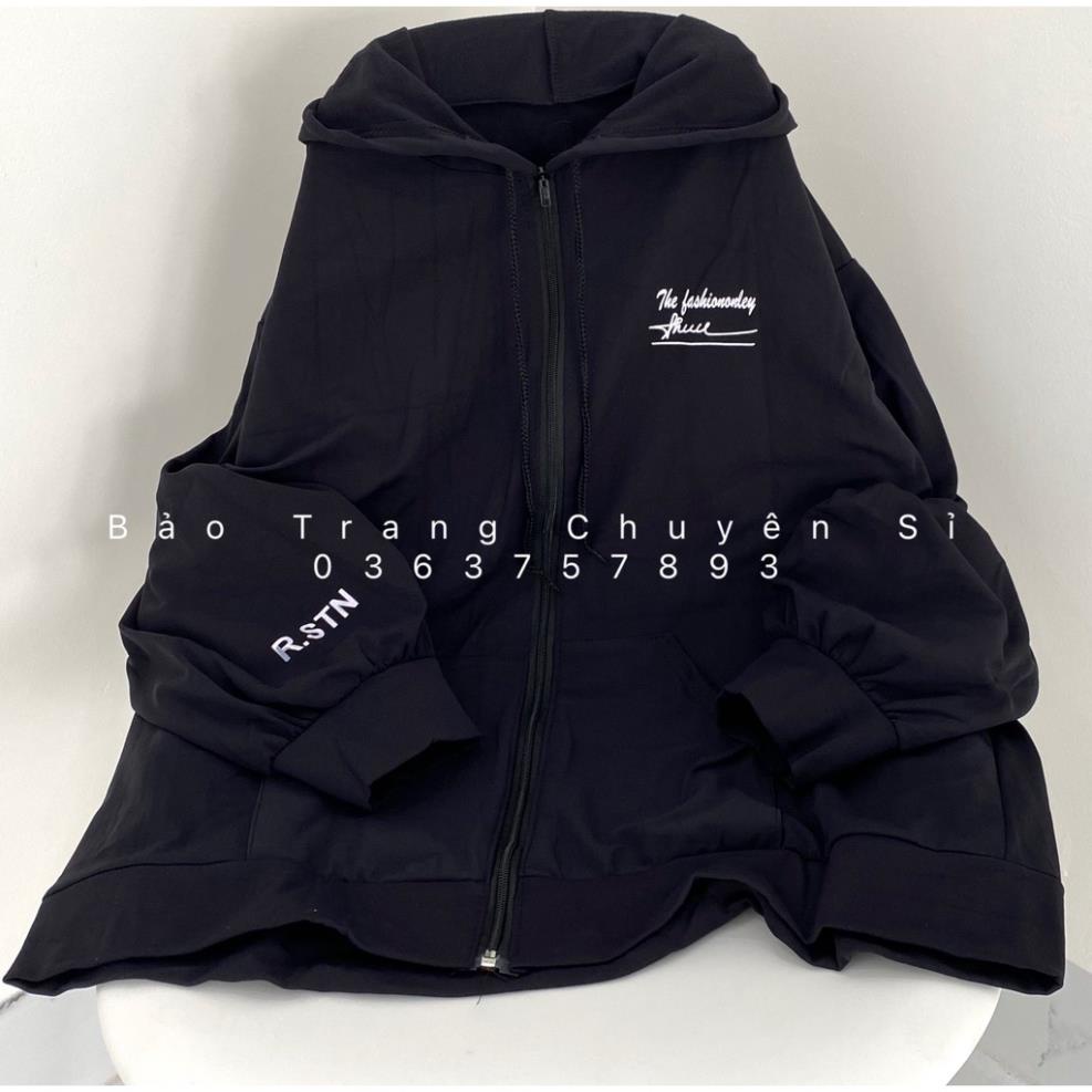 Áo Khoác Hoodies Chữ Cái Nỉ Unisex Nam Nữ Form Rộng Phong Cách Ulzzang Hot