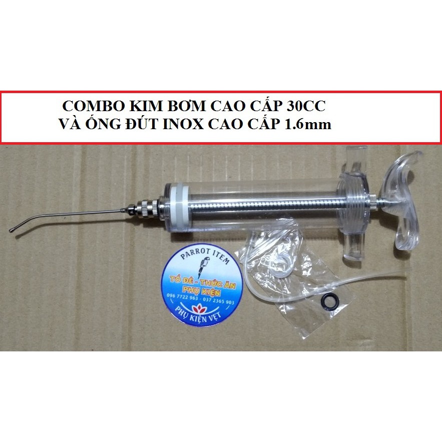 COMBO KIM BƠM CAO CẤP VÀ ỐNG ĐÚT VẸT NON