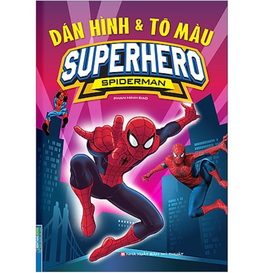 Sách Dán Hình & Tô Màu Superhero Spiderman