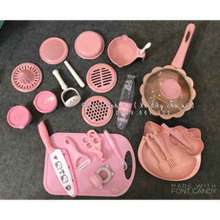 ( Có sẵn ) Set Dao thớt chế biến ăn dặm cho bé