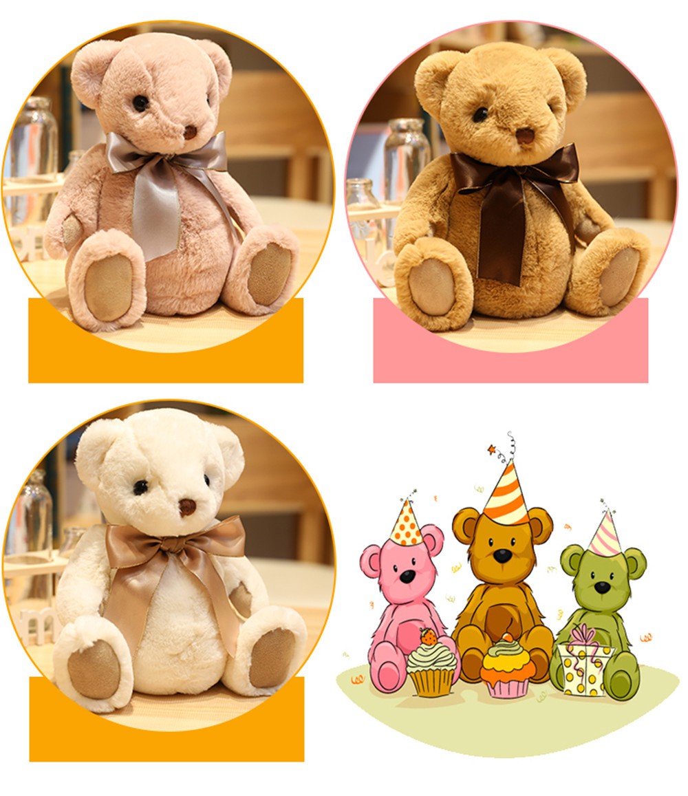 Gấu Teddy Nhồi Bông Thiết Kế Sáng Tạo Dễ Thương Dành Cho Trẻ Nhỏ