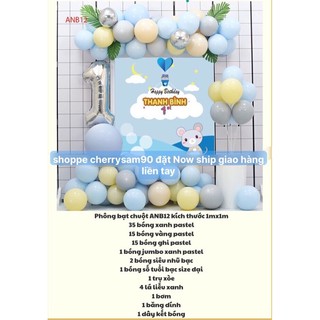Backdrop trang trí sinh nhật nhiều mẫu lựa chọn