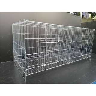 Lồng chim bồ câu hai ngăn bao đẹp full phụ kiên