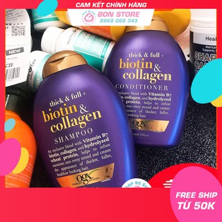 [SALE] Bộ Dầu Gội Xả Biotin & Collagen 385ml/Chai
