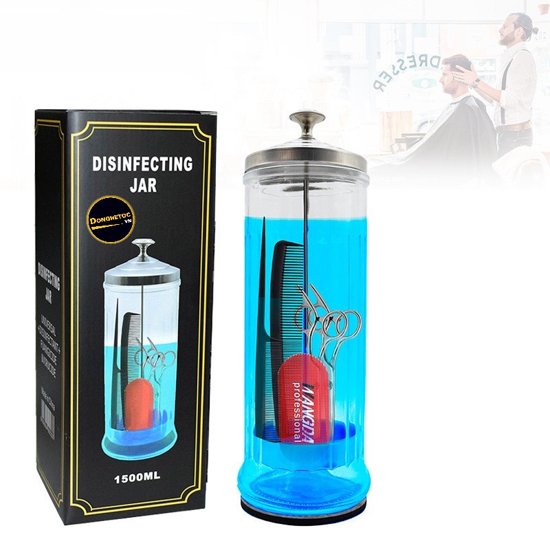 Bình Khử Trùng Dụng Cụ nail Barber