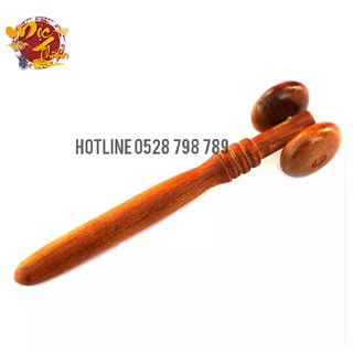 Cây Lăn Massage Mặt + Mũi  Gỗ Hương Đỏ 100% (hàng chuẩn đẹp)