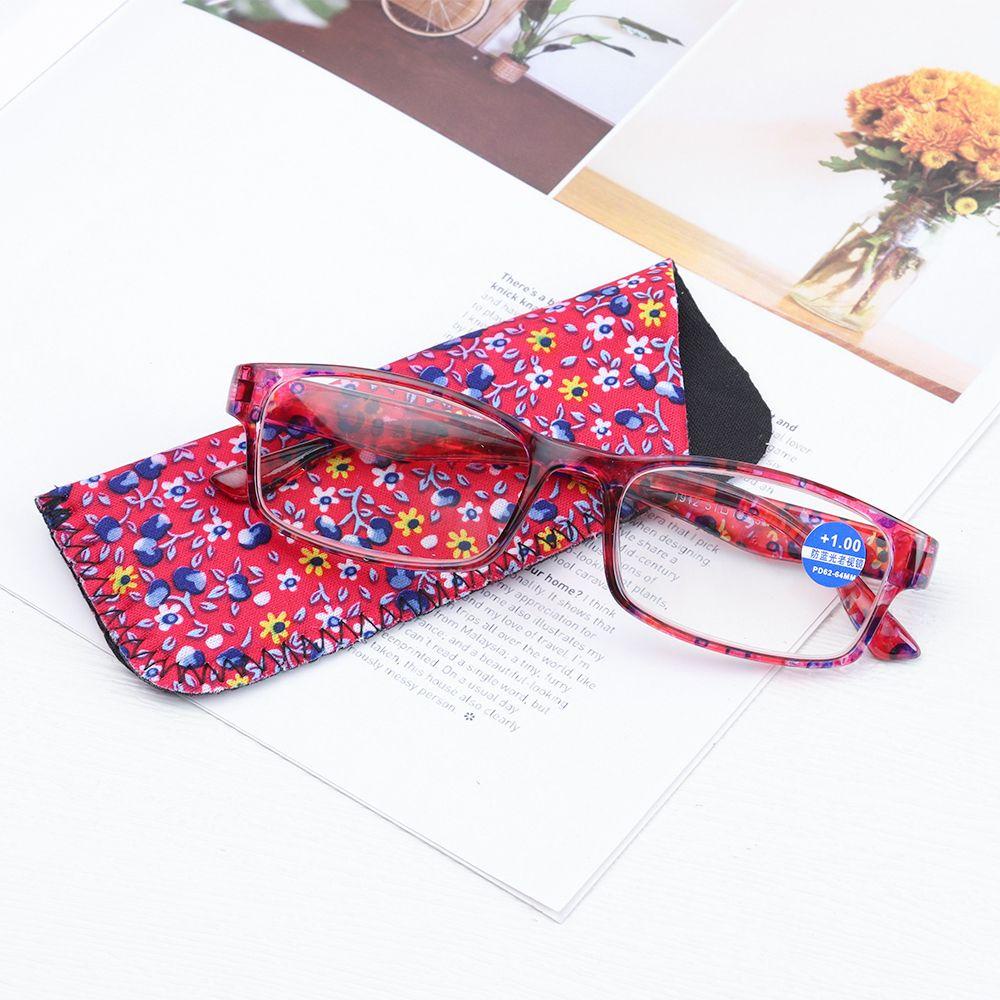 Kính Đọc Sách Gọng Siêu Nhẹ Thiết Kế Nhỏ Gọn Phong Cách Vintage Kèm Túi Đựng Tiện