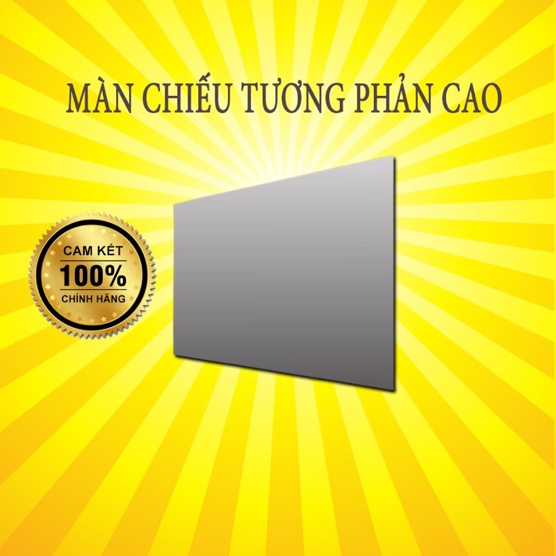 Màn chiếu tương phản 100 inch cho máy chiếu LED, máy chiếu LCD, máy chiếu DLP