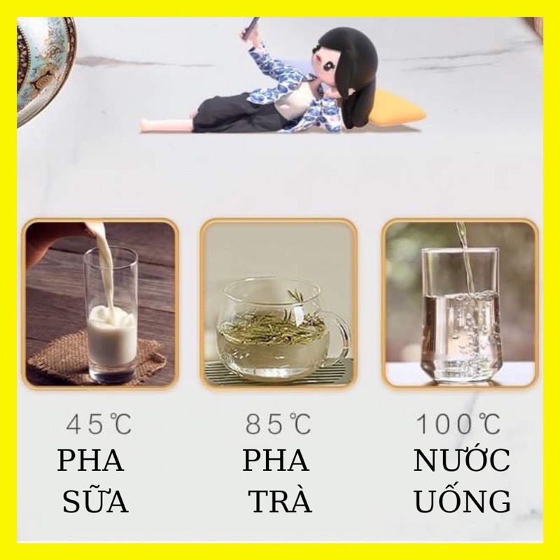 [SẴN HÀNG] Ấm đun nước siêu tốc Xiaomi Ocooker phong cách Retro có đồng hồ hiển thị nhiệt độ