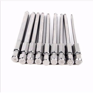 Bộ 9 mũi tô vít 100mm cho khoan pin điện hãng Broppe