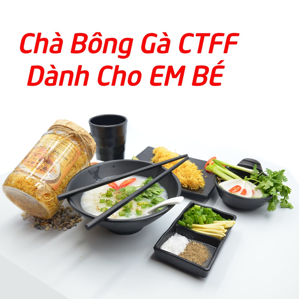 Chà Bông Gà Đặc Biệt Cho Bé CTFF Cường Thịnh - Giấy ATVSTP Dành Ăn Cơm Cháo Bánh Mì Hủ 210 Gr, 500 Gr Sợi Thịt Gà