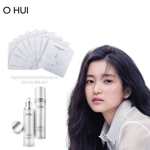 Combo gói dùng thử tinh chất dưỡng trắng da không kích ứng Ohui Extreme White Serum/ Mỹ phẩm công ty chính hãng