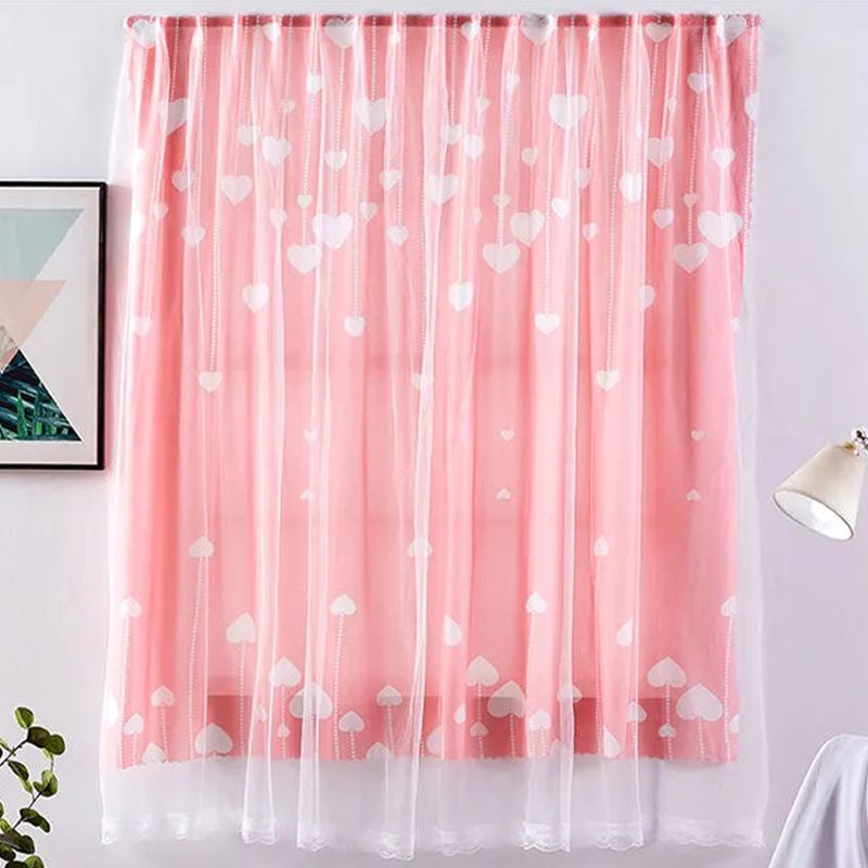 Rèm cửa sổ tự dán thiết kế xinh xắn dùng trang trí phòng ngủ tiện lợi