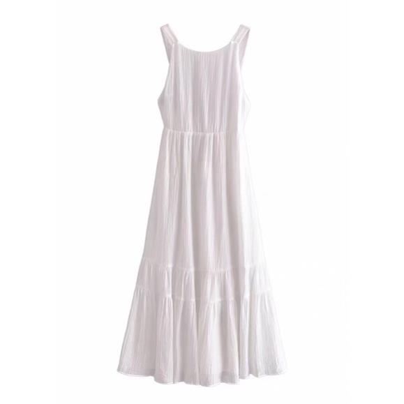 SIÊURẺ ORDER - VÁY MIDI YẾM DÂY ZARA XUẤT XỊN ,