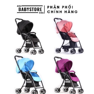 Free ship - tặng chiếu + màn - xe đẩy vovo travel 2 chiều 3 tư thế mẫu mới 2020