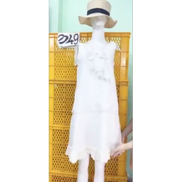 đầm xòe 2 lớp tiểu thư. S349