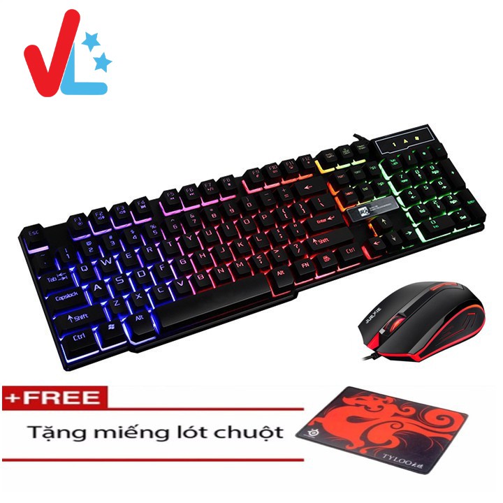 Combo Bàn Phím Giả Cơ Và Chuột R8 1822 - JUEXIE M611 + Tặng Kèm Tấm Lót Chuột | BigBuy360 - bigbuy360.vn
