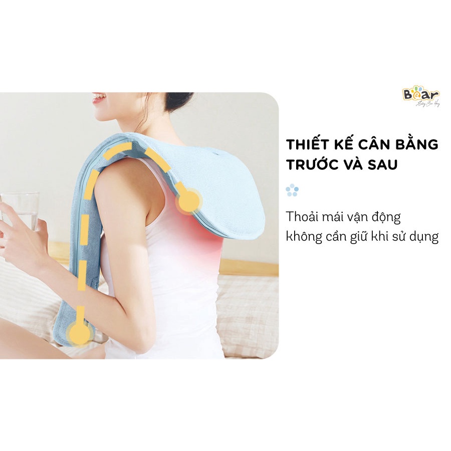 Máy Massage Cổ Vai Gáy, Máy Đấm Lưng BEAR AMQ-A01X1  - Bảo Hành 18 Tháng
