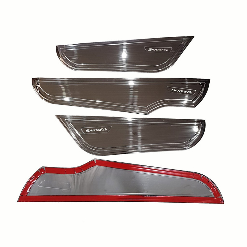Ốp Tapli Cửa Xe Santafe đời 2019 2020 2021 mẫu titan cao cấp