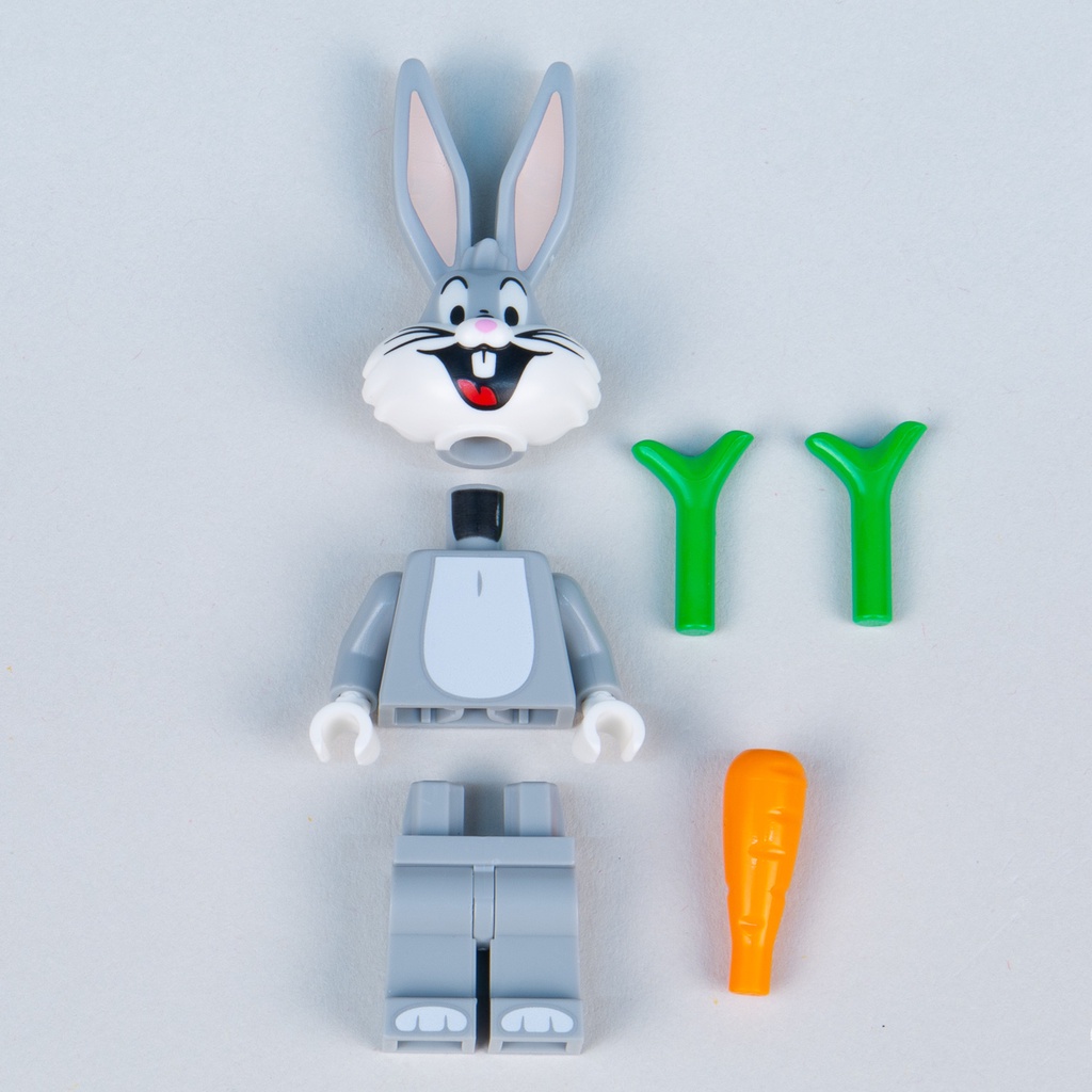 Nhân vật LEGO Minifigures Looney Tunes 71030 Bugs Bunny - Thỏ Bugs