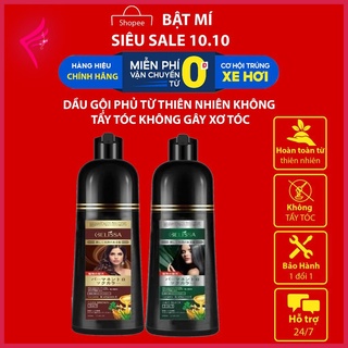 Dầu gội nhuộm tóc thảo dược, phủ bạc đen tóc và nâu tóc sau 1 lần gội chỉ 15 phút tại nhà