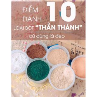 Bột đắp mặt Thiên Nhiên Handmade