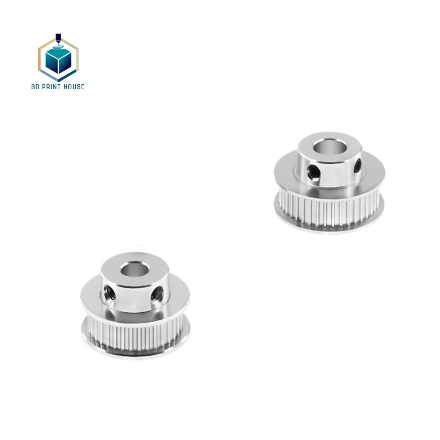 Pulley GT2 36, 40, 60 Răng, Bước 2 Cốt 8mm Cho Máy In 3D