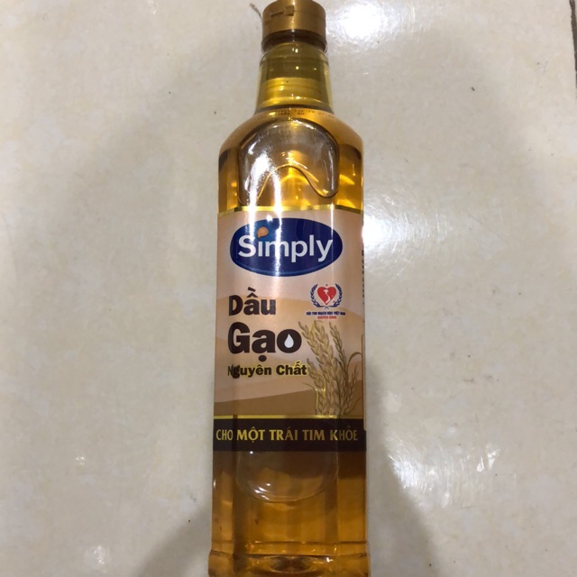 Dầu gạo Simply 1L