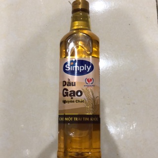 Dầu gạo Simply 1L