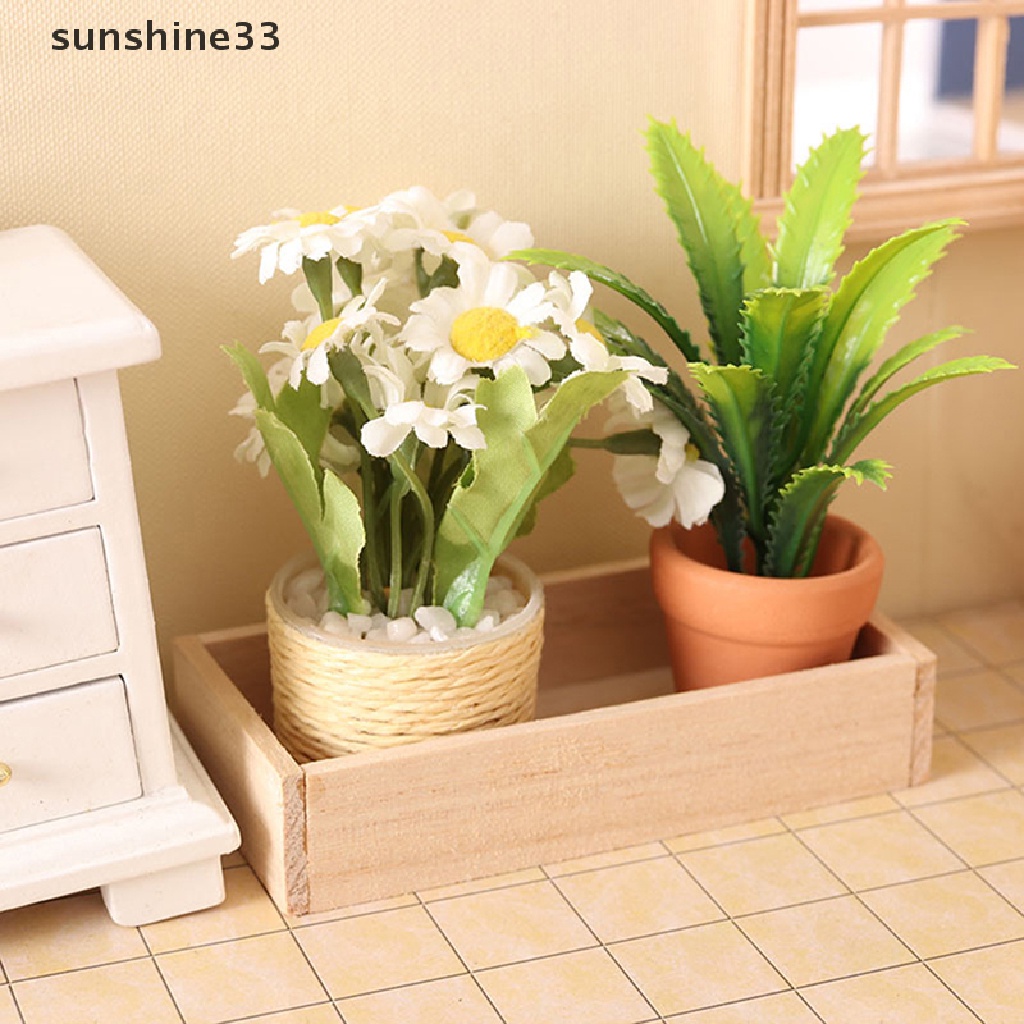 Giỏ Gỗ Mini Đựng Trái Cây Rau Củ Quả Trang Trí Nhà Búp Bê