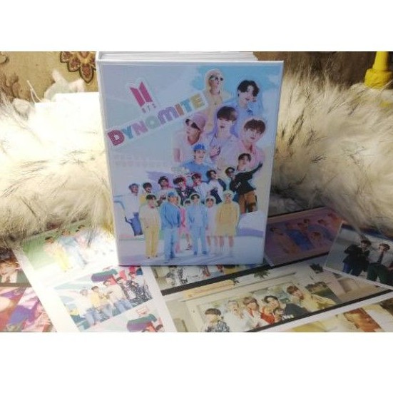 BTS DYNAMITE Scrapbook _ Scrapbook BTS chủ đề Dynamite (có dán ảnh)