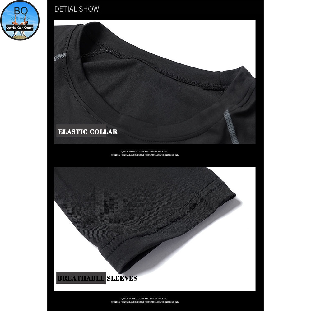 Áo Thun Thể Thao Tay Ngắn Siêu Nhẹ Nhanh Khô Thời Trang Cho Nam