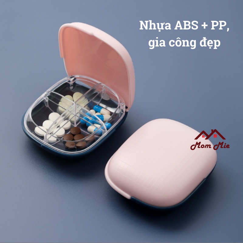 Hộp chia ngăn đựng thuốc, trang sức nhỏ gọn, tiện lợi - J117 , K001