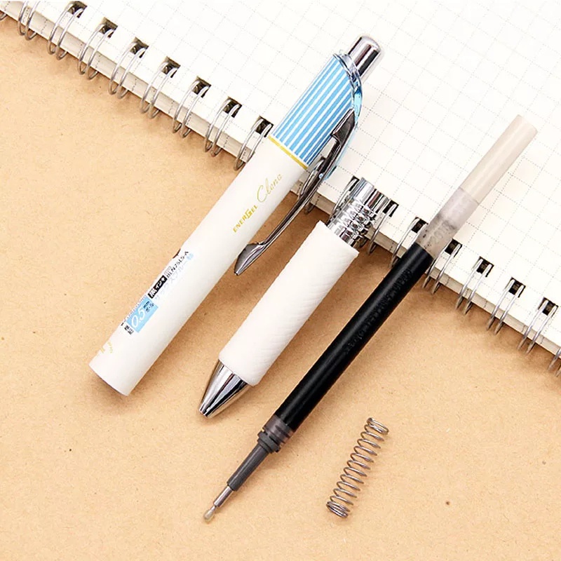 Bút Xinh Cho Các Cô Nàng Ngọt Ngào / Bút Mực Gel Pentel Clena BLN75L Nét 0.5mm Mực Xanh/Bút Xinh Xịn Chính Hãng Nhật Bản