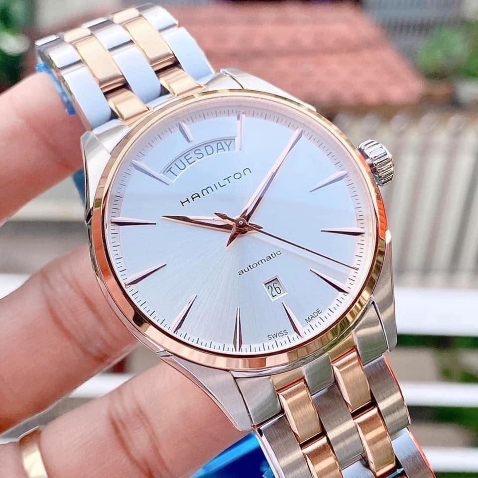 Đồng hồ nam chính hãng Hamilton Date Day Automatic H42525251 - máy cơ tự động - Kính Sapphire