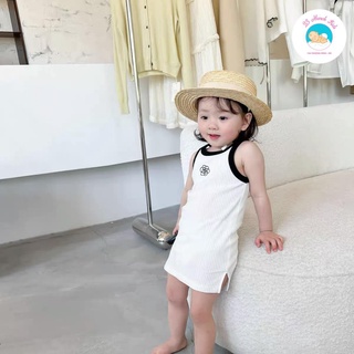 Váy zip xuông hoa cúc siêu xinh cho bé gái, váy cho bé gái