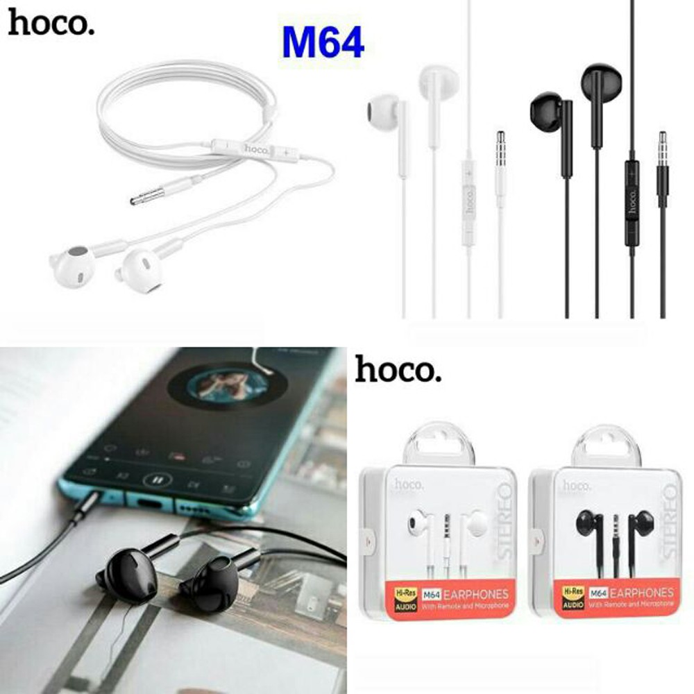 Tai nghe điện thoại chính hãng Hoco M64 ♥️Freeship♥️ Giảm 30k khi nhập MAYT30 - Tai nghe có dây chính hãng giá rẻ